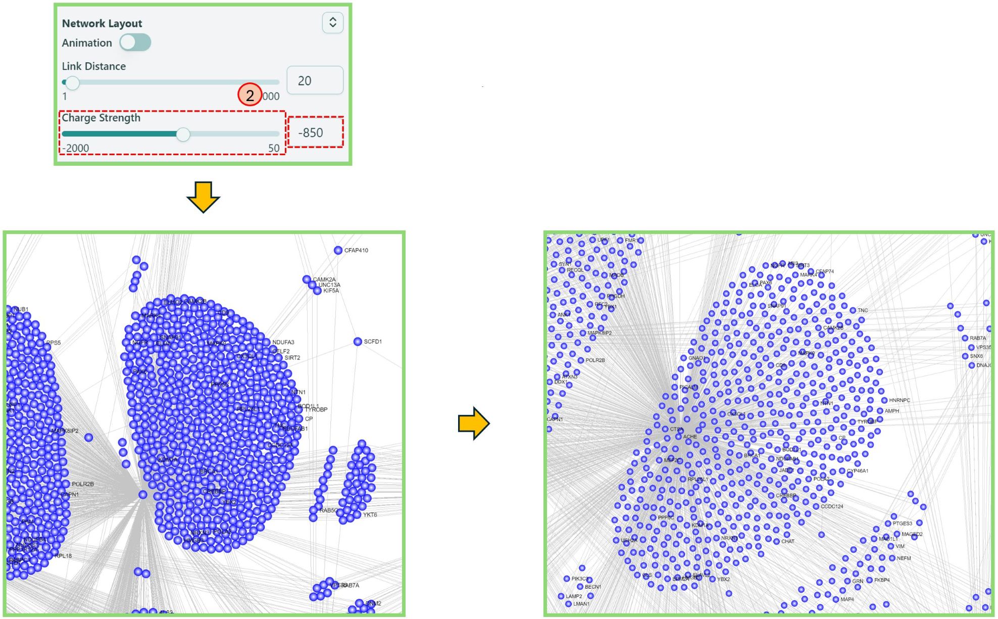 Change Charge Strength