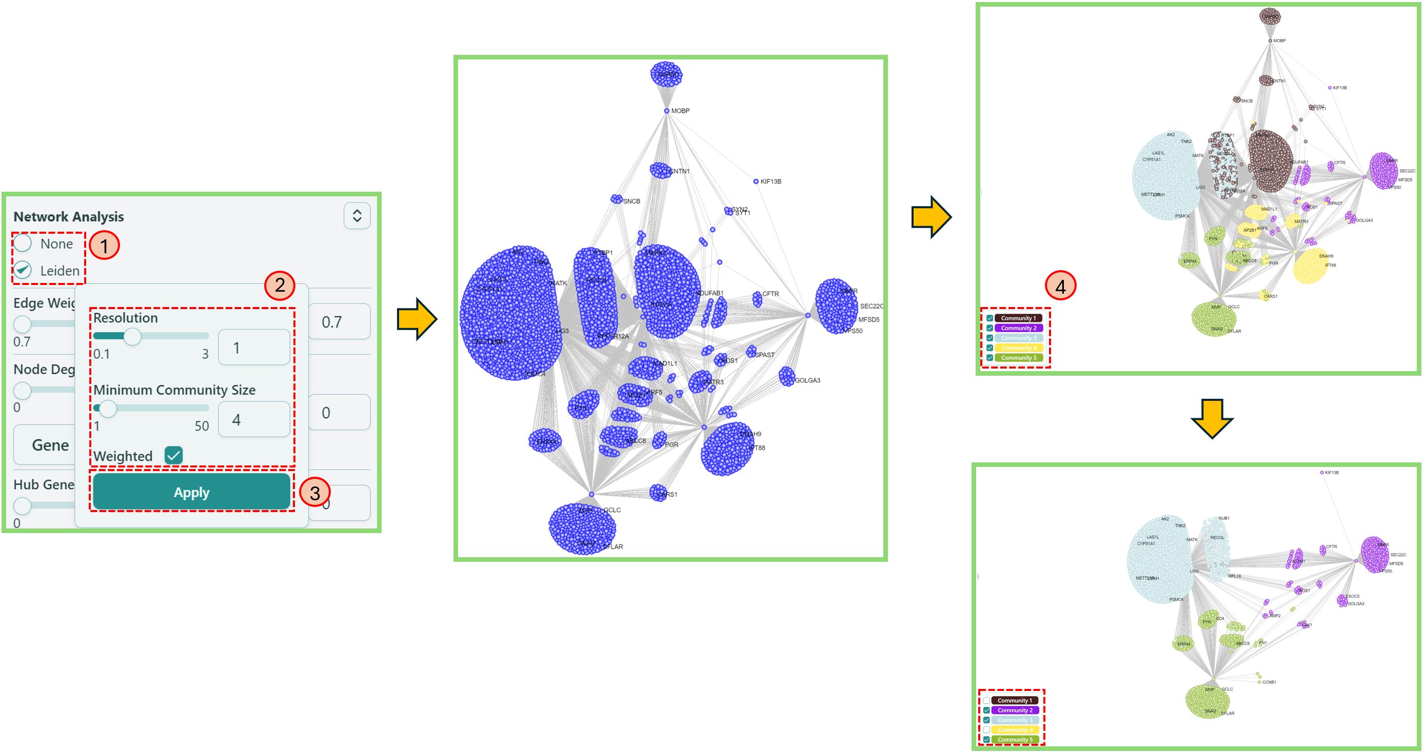 Community detection